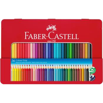 Faber-Castell Colour Grip Buntstifte 36er Blechetui